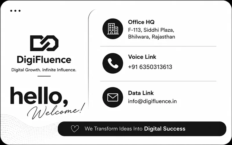 DigiFluence Business Card Front